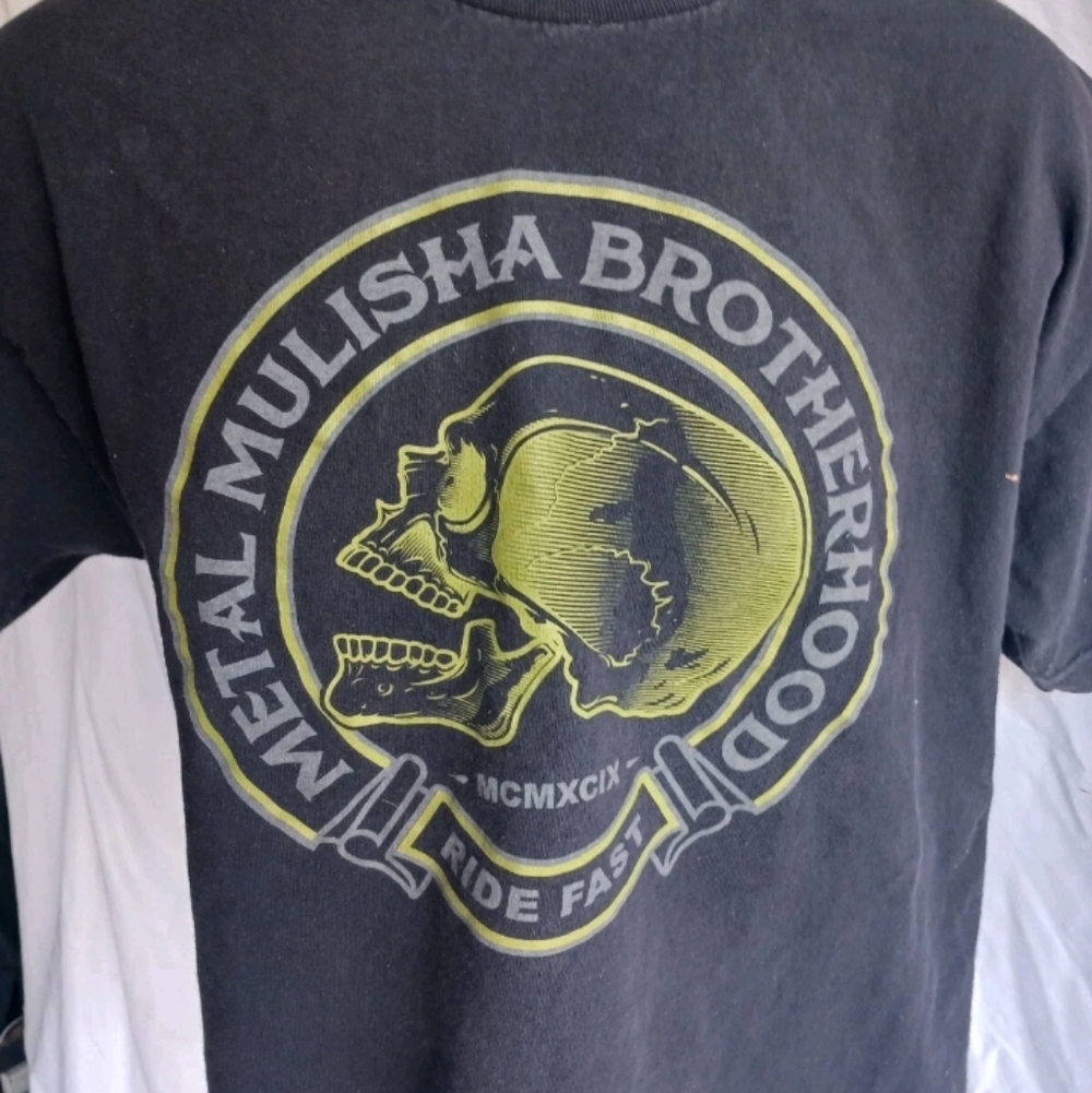 Metal Mulisha Men's Black Short Sleeve T Shirt brotherhood Size Large Y2 d2